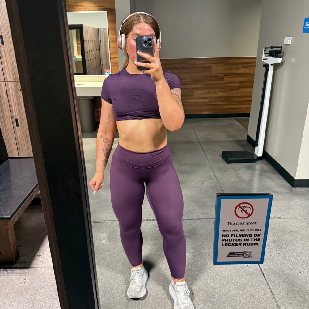 Oner Active Unified BlackBerry Purple Leggings